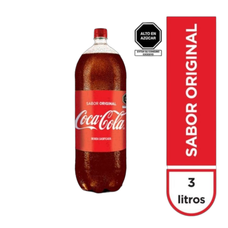 GASEOSA COCA COLA 3LTS.