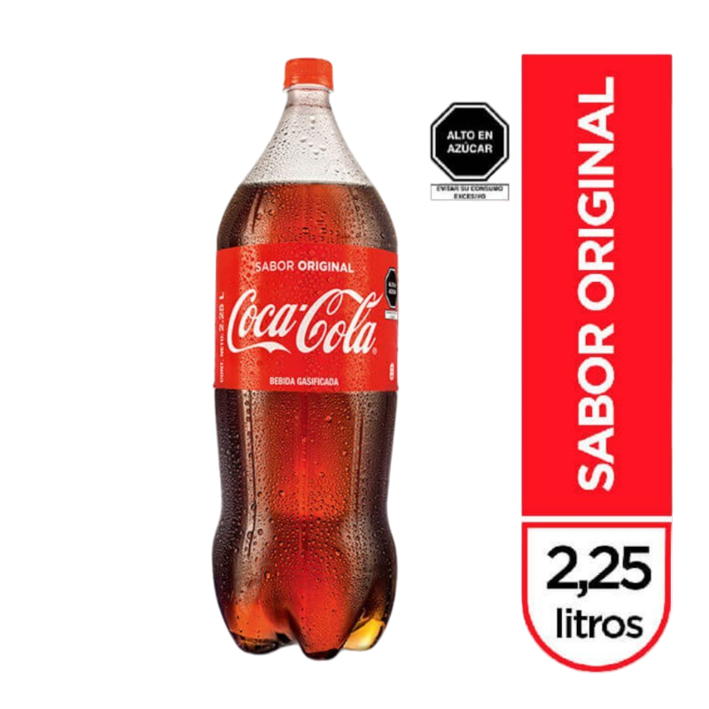 GASEOSA COCA COLA 2.25LTS.